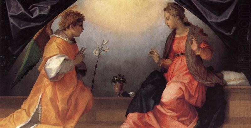 Reported good news, Andrea del Sarto